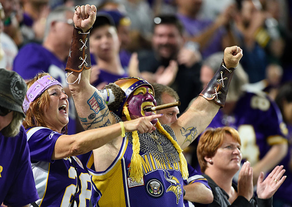 Vikings Beat Packers…So Brain Puts On The Purple And Gold! [PHOTO]