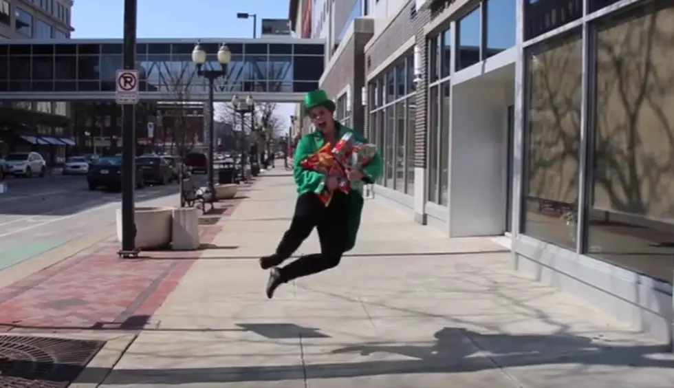 Brain &#038; Courtlin Spread St. Patrick&#8217;s Day Cheer in Downtown CR [VIDEO]