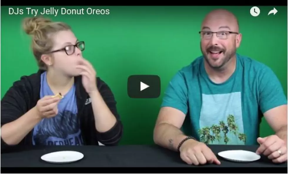 Radio DJs Try New Jelly Donut Oreos [WATCH]