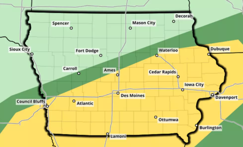 Severe Weather Risk in Iowa Again Today