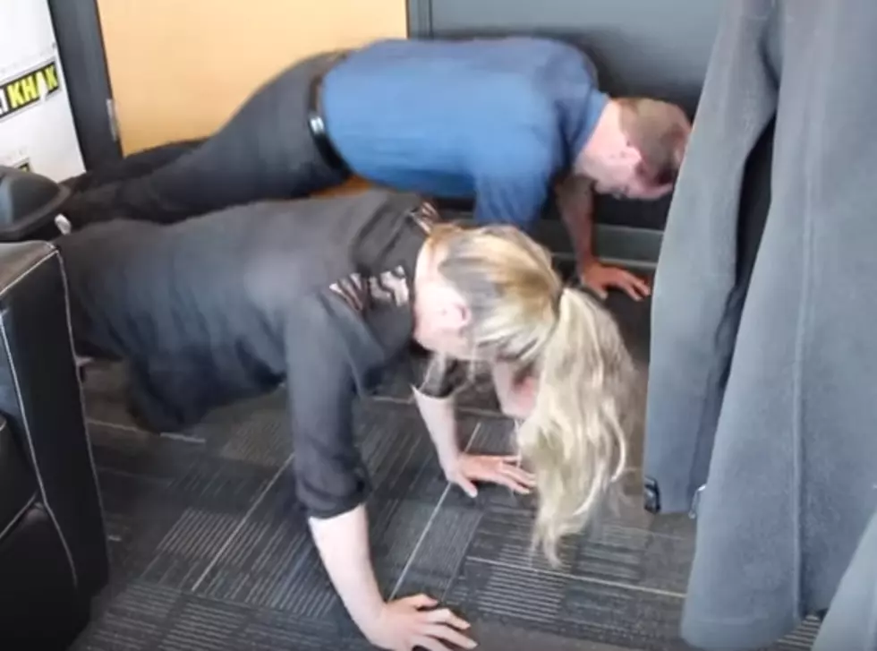 Who in the KHAK Crew Can Do the Most Push-Ups? [WATCH]
