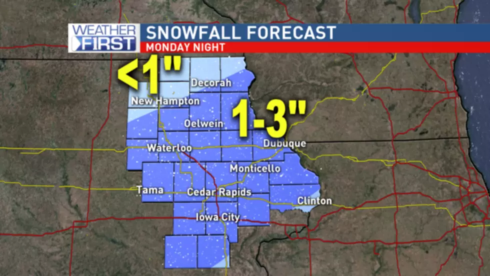 First Measurable Snowfall Could Come Tonight!