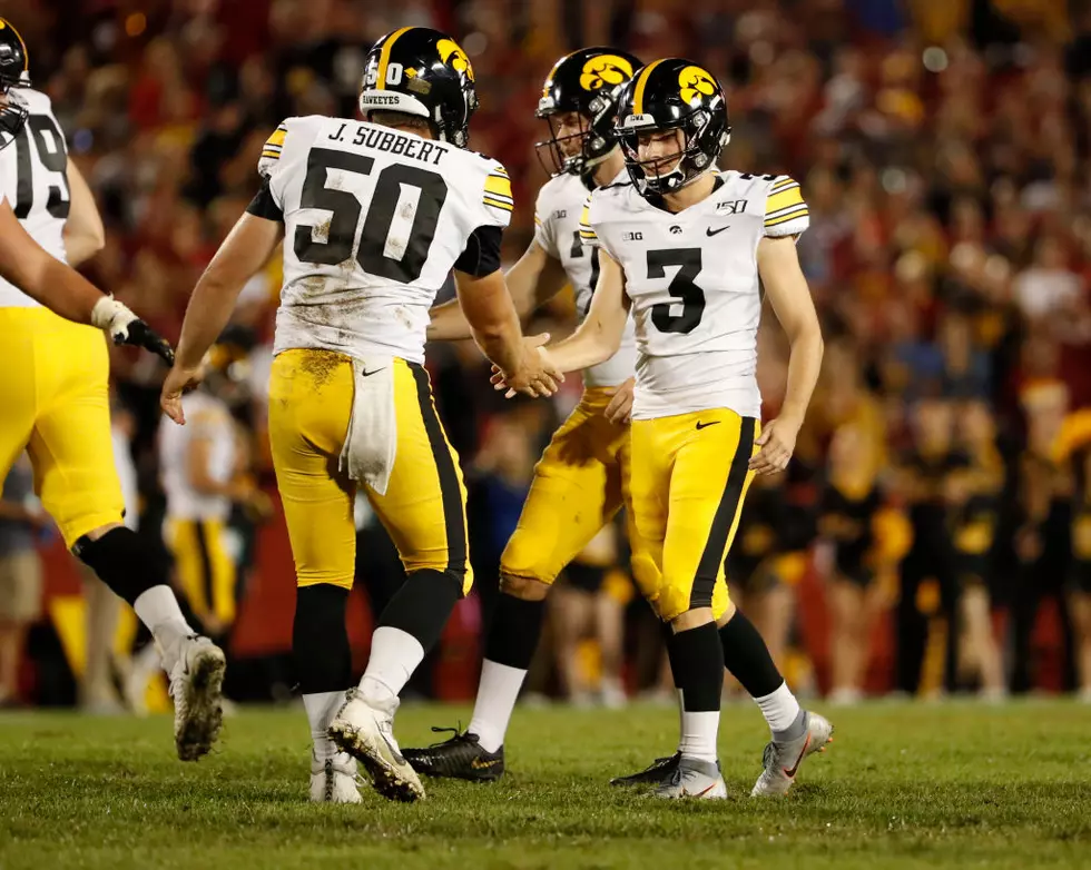 Iowa’s Duncan Named Lou Groza Finalist