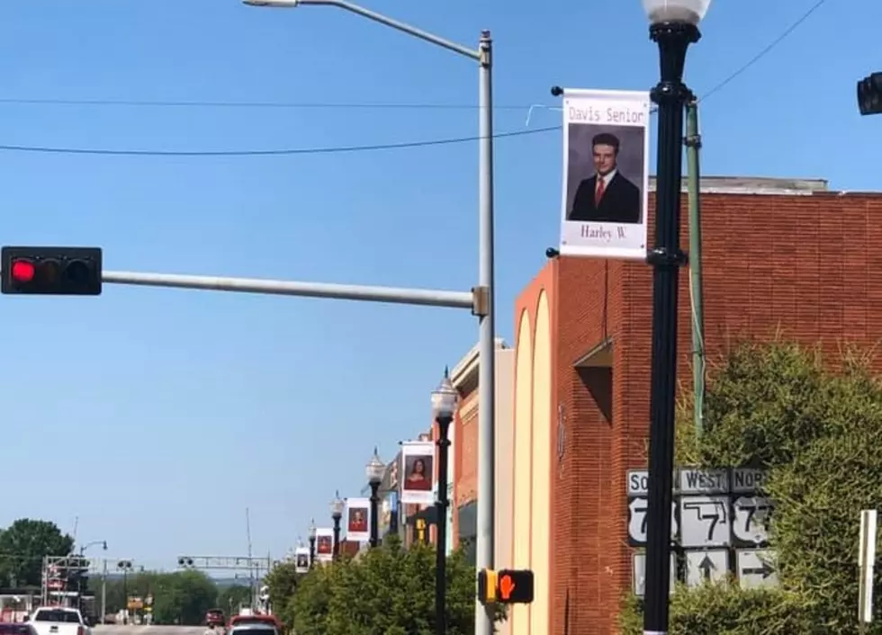 Town Honoring Graduating Seniors with Street Banners