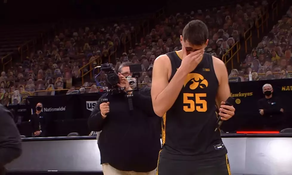 Iowa Wins 20th Game, Announces They’ll Retire Luka Garza’s Number [WATCH]