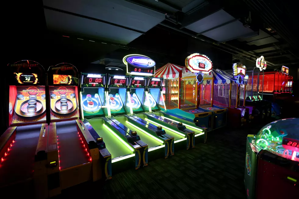Having a blast at Dave & Buster's arcade!!