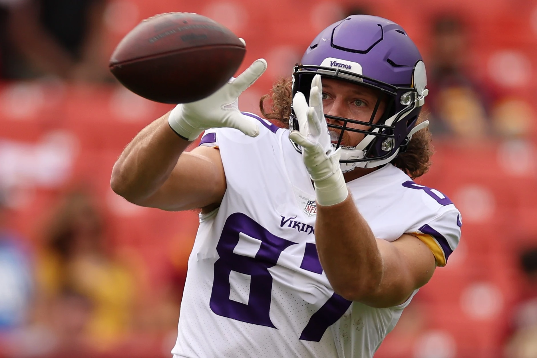 The Vikings have the red zone blues with an up-close touchdown
