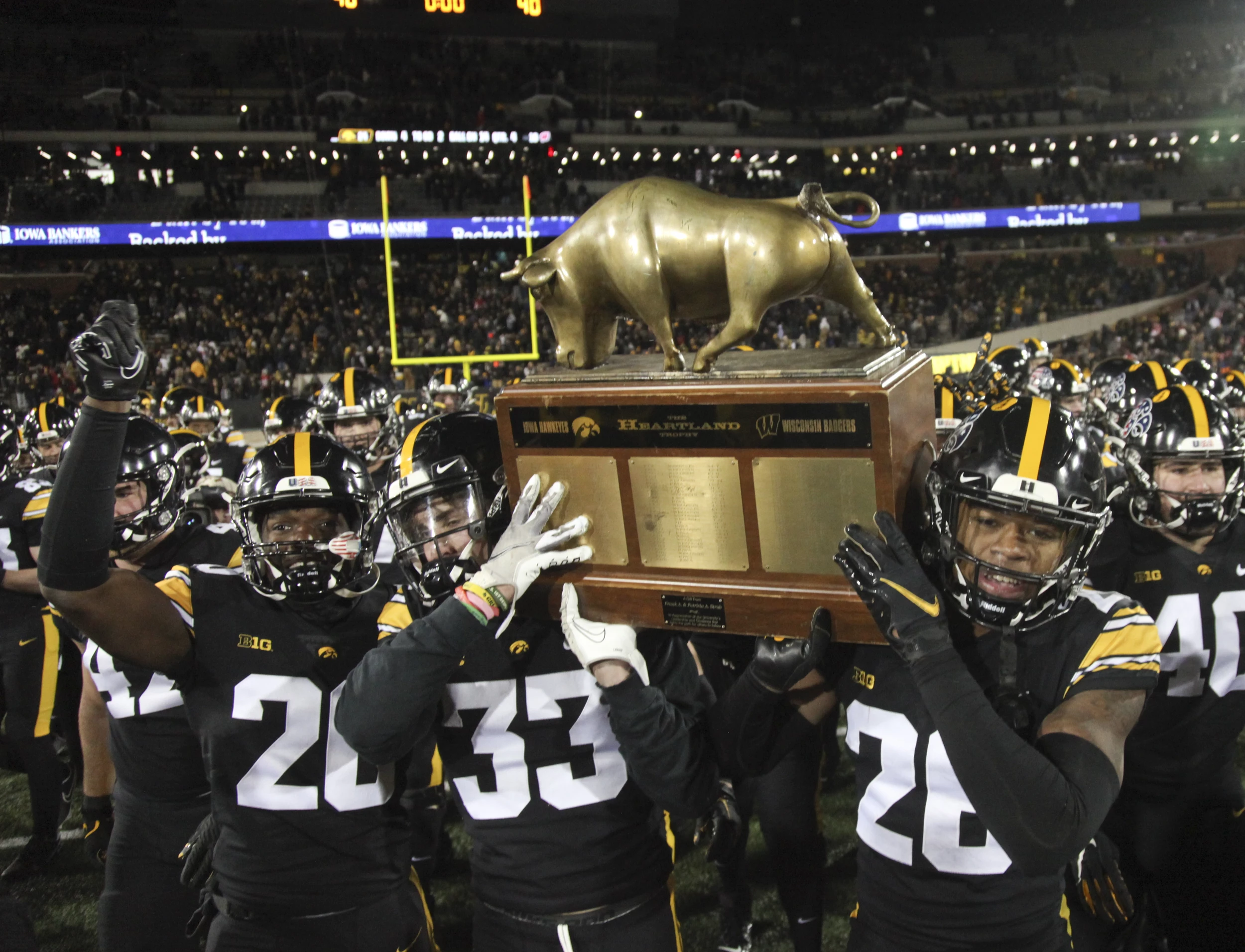 Big Ten West Iowa Hawkeyes head to NYC for Bowl Game