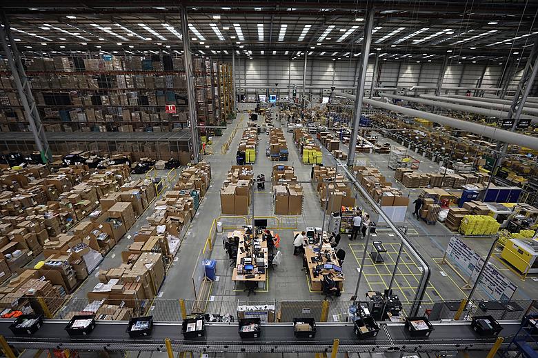 opens fulfillment center in central Pa. the size of 17 football  fields 