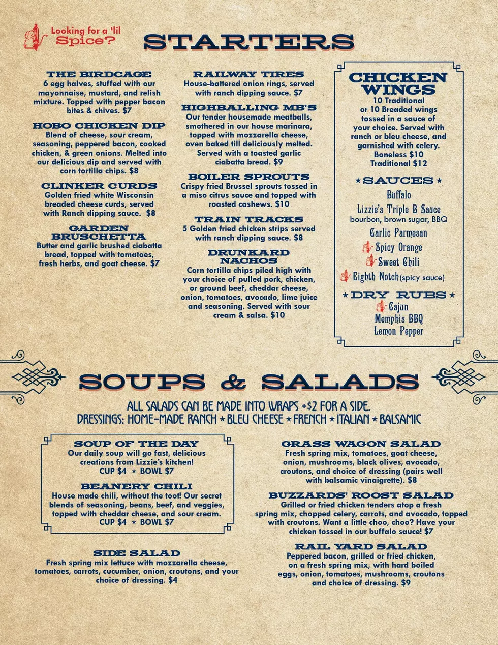 Lizzie's Dining Car & Caboose Bar