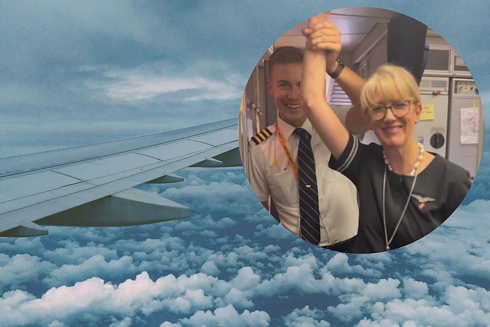 Pilot From Iowa Pays Awesome Tribute to Flight Attendant Mom [WATCH]