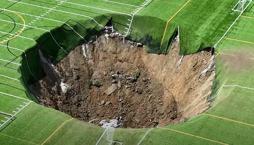 Watch a Giant Sinkhole Swallow a Midwest Soccer Field [VIDEO]