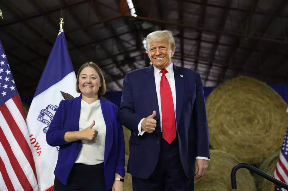 GOP Presidential Candidate Donald Trump Campaigns In Des Moines Area