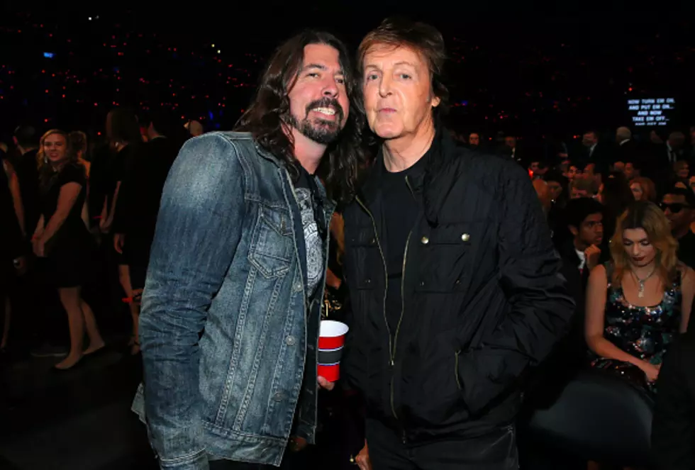 Dave Grohl Rocks Out With Sir Paul (Video)