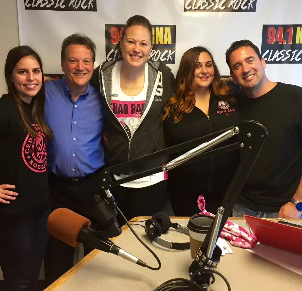 The Cedar Rapids Roller Girls Visit The KRNA Morning Show! [VIDEO]