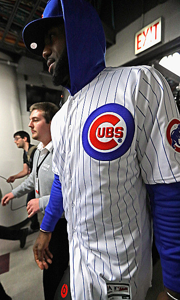 lebron in cubs jersey