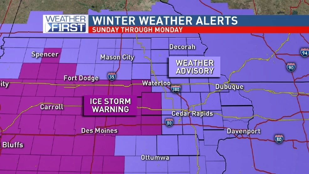 CBS2 Weather Says Winter Returns to Iowa This Weekend