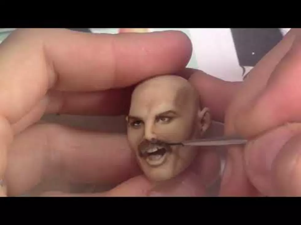 Artist Makes Mini Rock Icons Out of Clay [VIDEO]