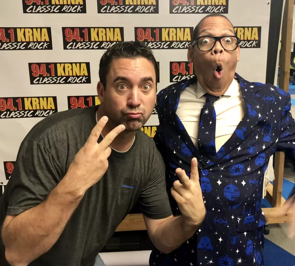 Comedian Crashes KRNA Morning Show