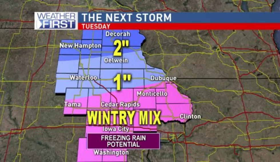 New Ice Storms Threaten Eastern Iowa This Week