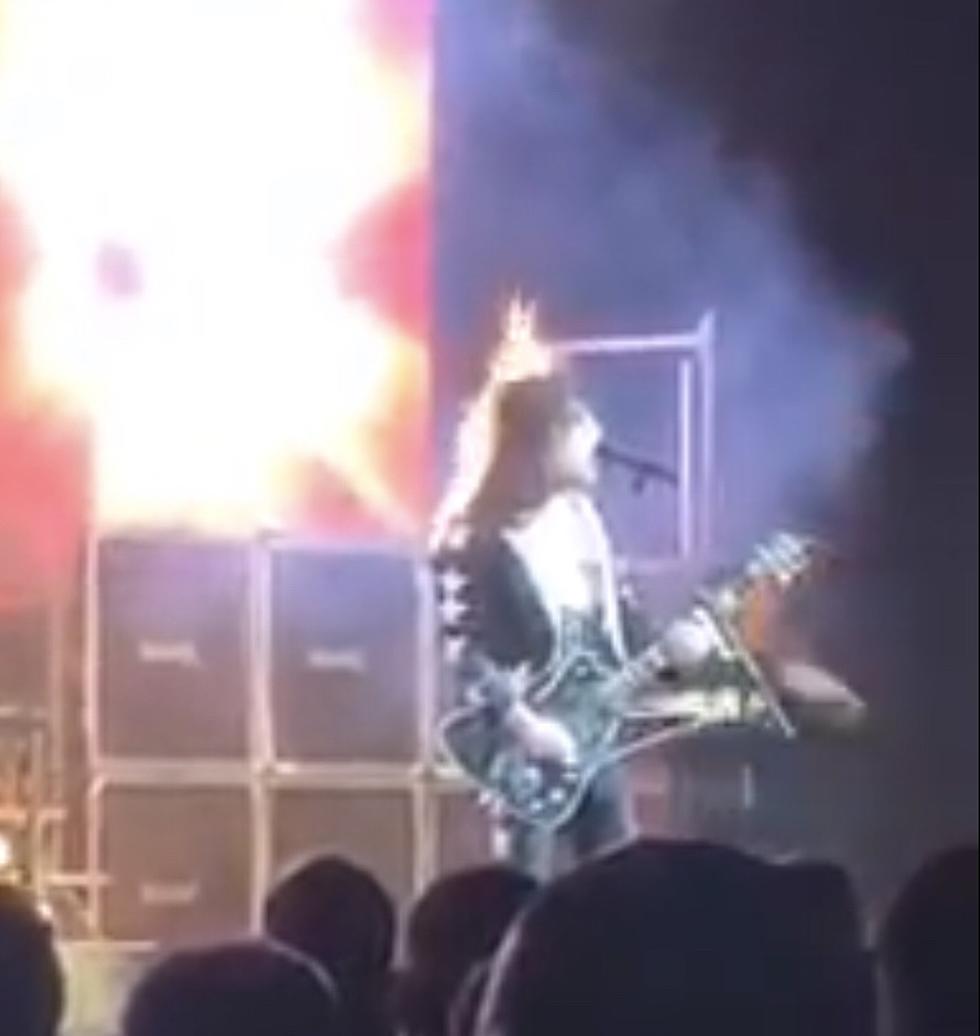 Hairball Singer Sets Hair On Fire During Iowa Concert