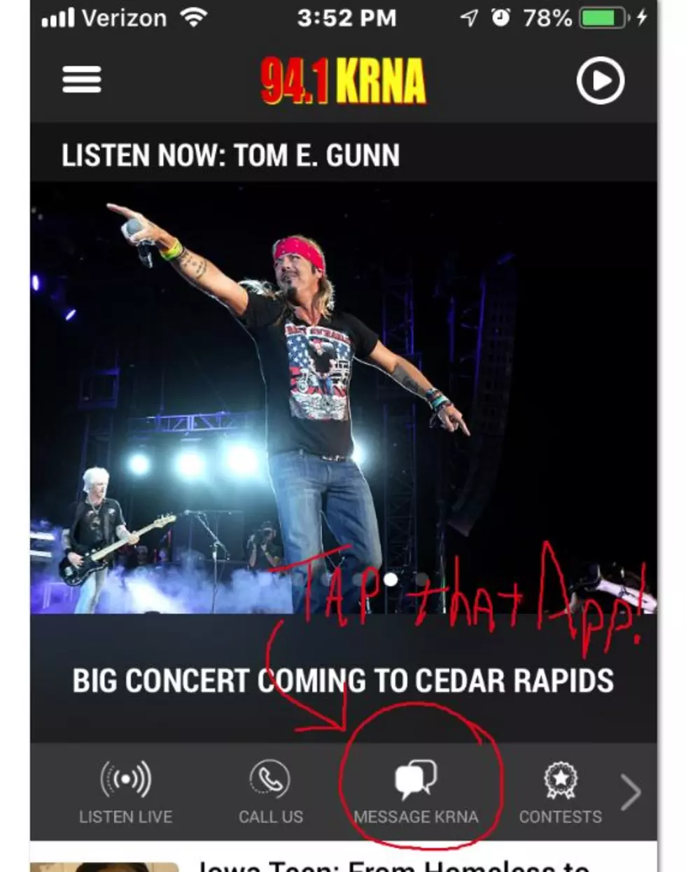 Tap That App! Win Bret Michaels Tickets!