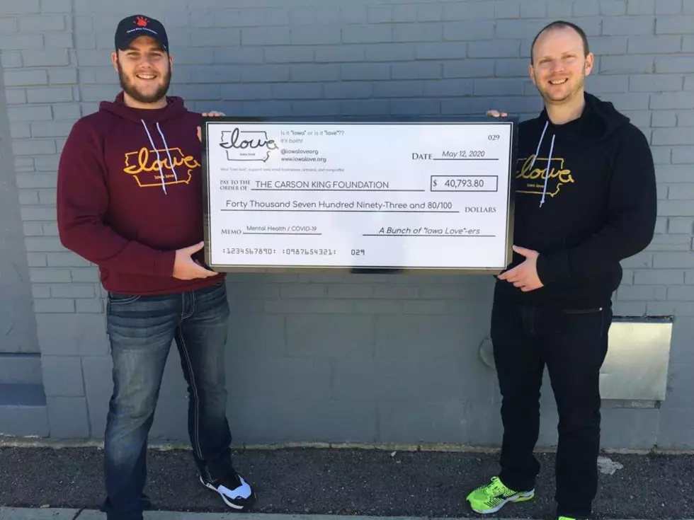 Carson King Foundation T-Shirts Raise Over $40,000