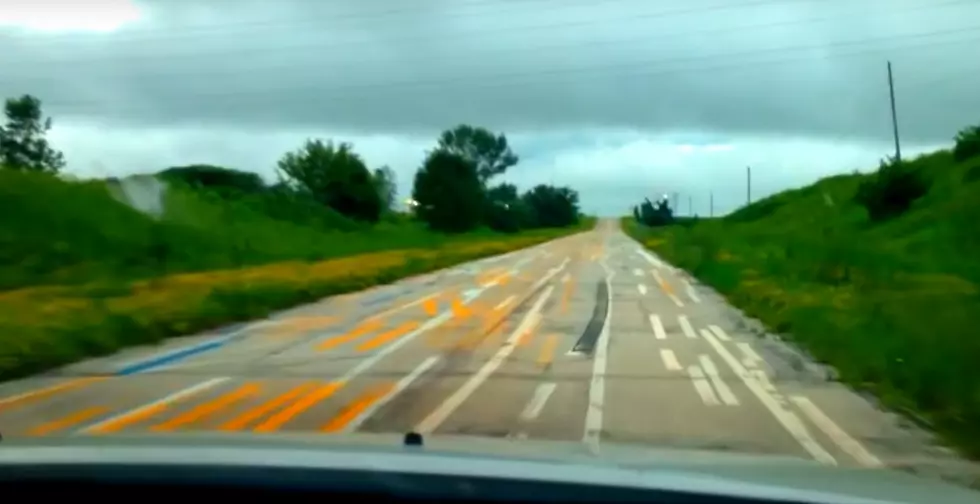 An Abandoned Stretch of Iowa Highway is Covered in Paint [VIDEO]