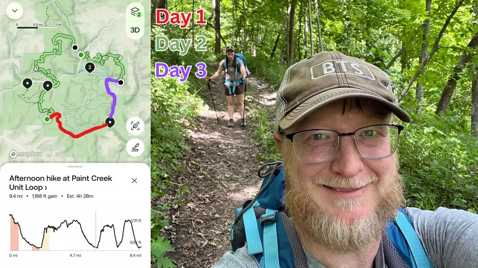 Credit: Tom Drake | Stats here are from Day 2's hike.