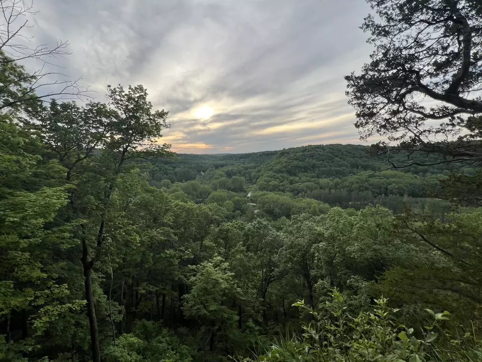 Credit: Tom Drake | A sunset view (albeit cloudy) from Cedar Point Overlook.