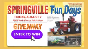 Springville Fun Days 2026: Win Tickets to the ECIPA Truck & Tractor Pull