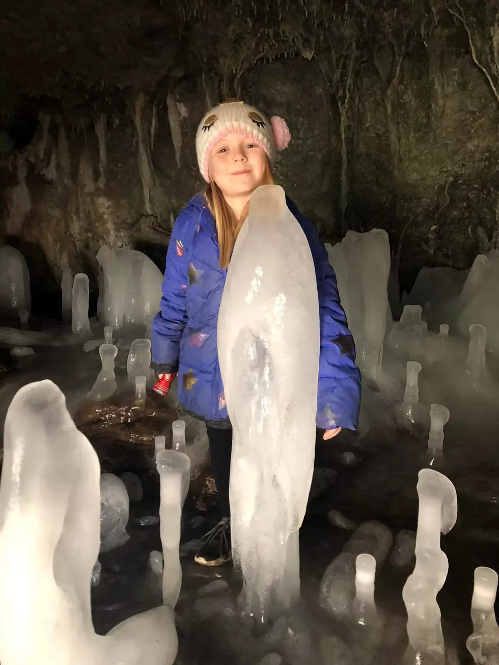 Credit: Ashley Ehlers | This was taken a few years ago, but the ice formations come back year after year.