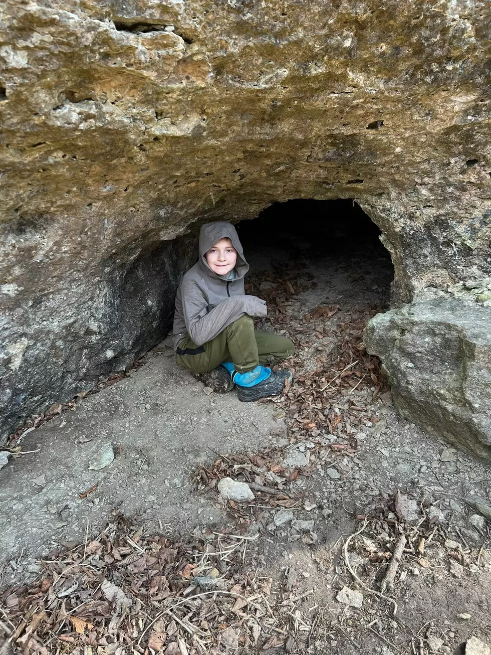 Credit: Ashley Ehlers | My son is currently "the right size" for cave crawling.