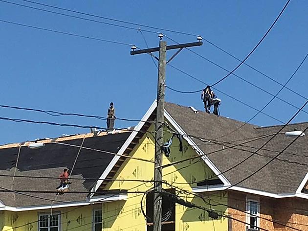 Shout Out to These Guys Roofing on Federal Road in Brookfield in This Heat
