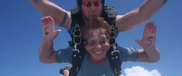 My Wife, Mindy, Plunges 13,500 Feet to Celebrate Her 65th Birthday