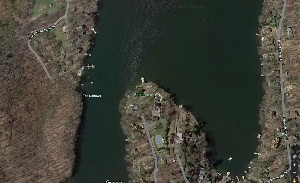 Satellite View of Candlewood Lake - Google Maps