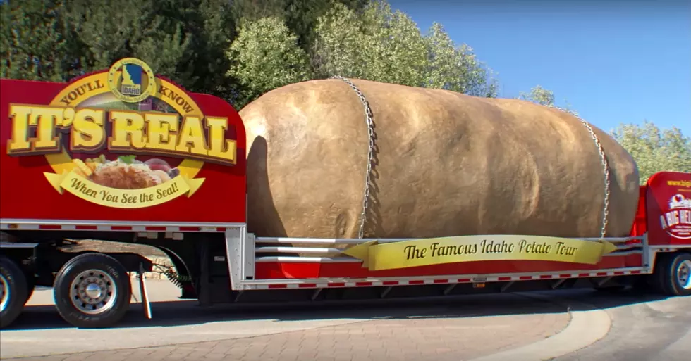 Big Idaho Potato Truck Is On Tour, Sighted On I-84 Near Danbury