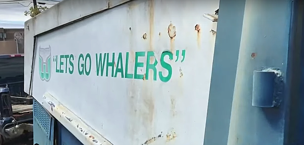 Rusted Out Zamboni With Whalers Logo Sold to Hartford Junkyard