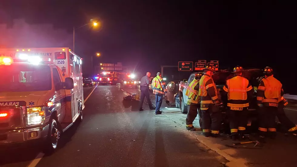 Danbury Fire Department and Connecticut Police Respond to 6-Car Accident