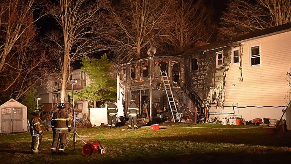 Multiple Danbury Fire Crews Battle Intense Late Night Blaze
