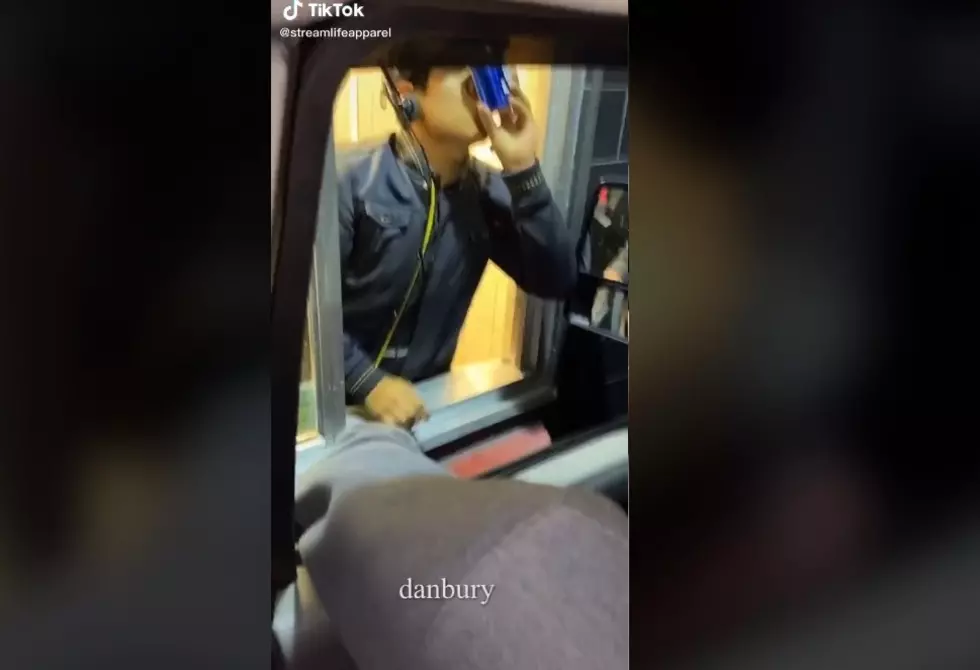 Tik-Tok Video Appears to Show Danbury Fast Food Worker Chugging Beer at Drive-Thru