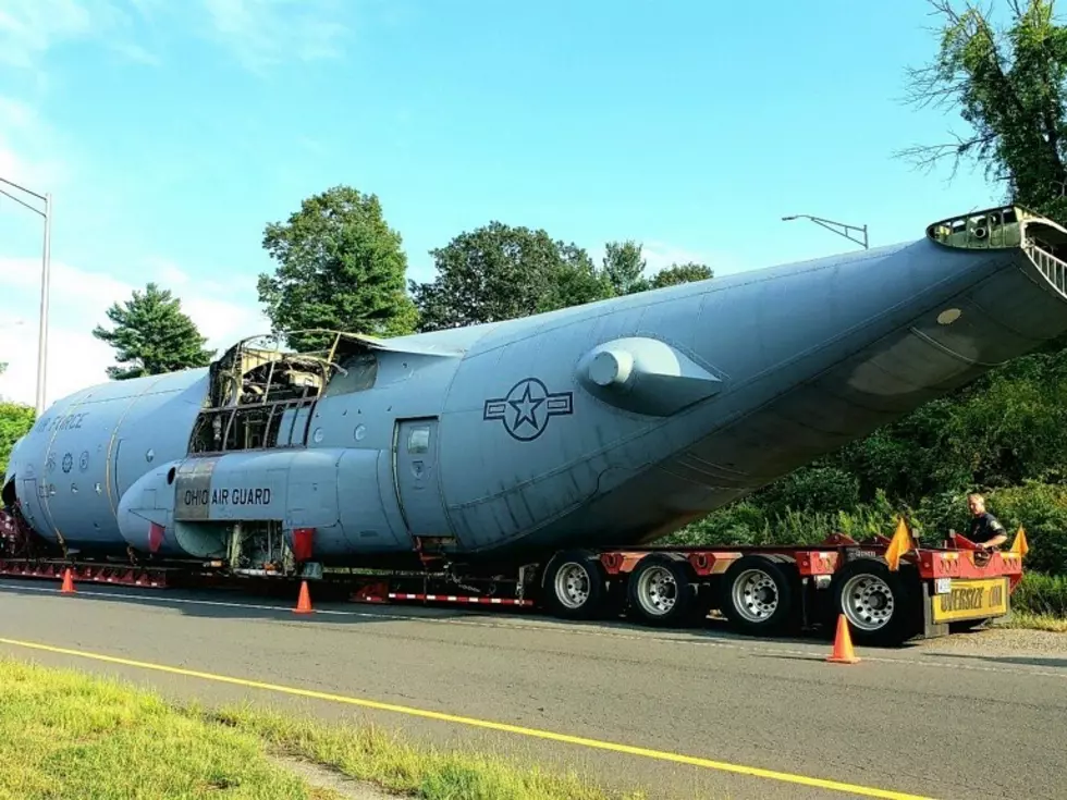 Air Force Cargo Plane Seen Traveling on CT Highways