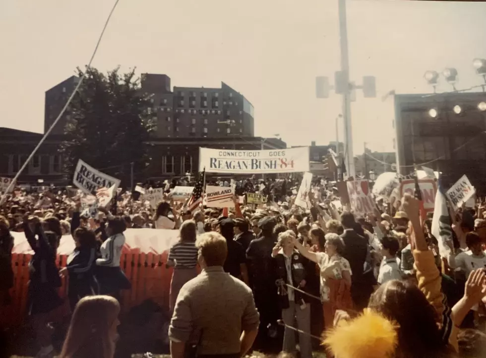 I Was There Exactly 34 Years Ago When Ronald Reagan Rallied In Waterbury