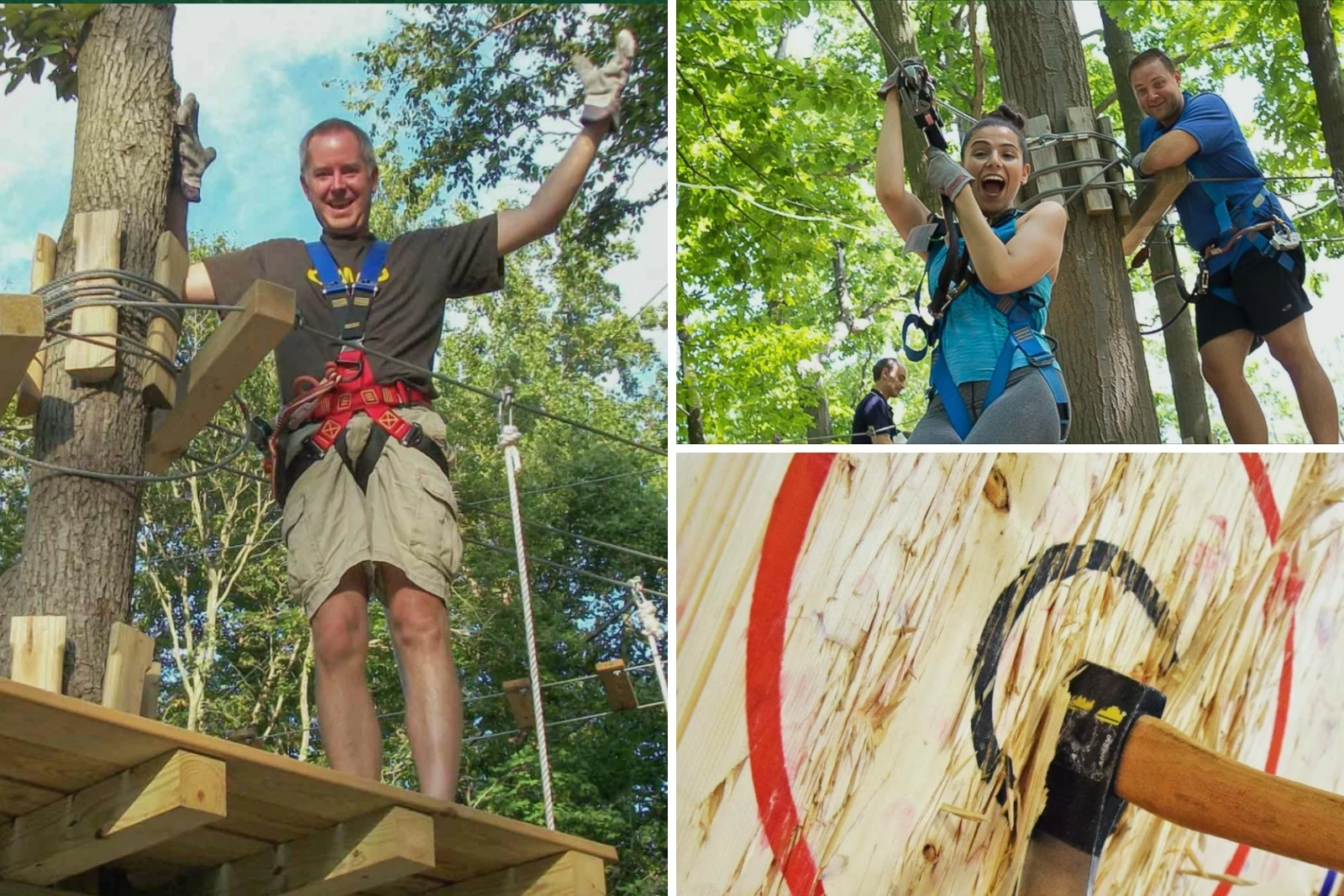 The Adventure Park Now Offers Outdoor Axe-Throwing