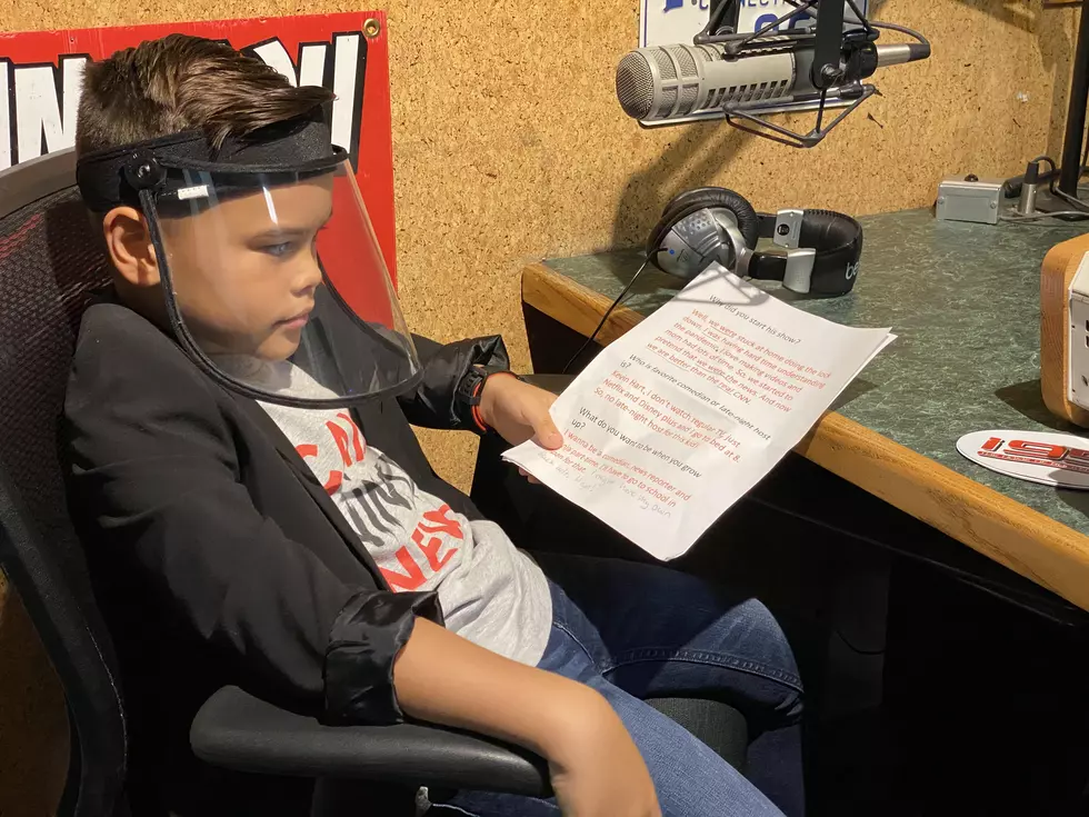 Eight Year Old Caio of &#8216;Caio Ninja News&#8217; in I-95 Studio Discussing Newfound Fame