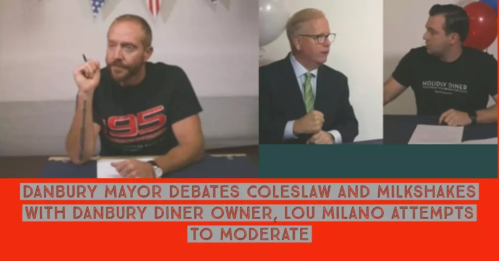 Danbury Mayor Debates Milkshakes with Local Diner Owner, Lou Milano Moderates