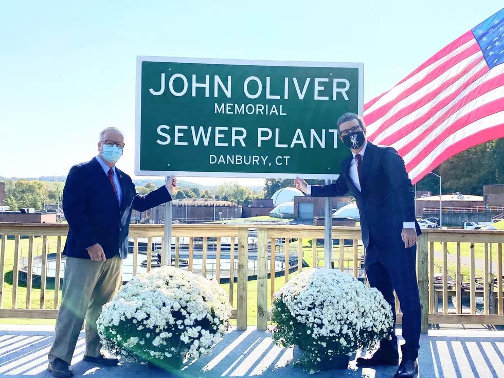 John Oliver Comes to Danbury for Official &#8216;John Oliver Memorial Sewer Plant&#8217; Ribbon Cutting