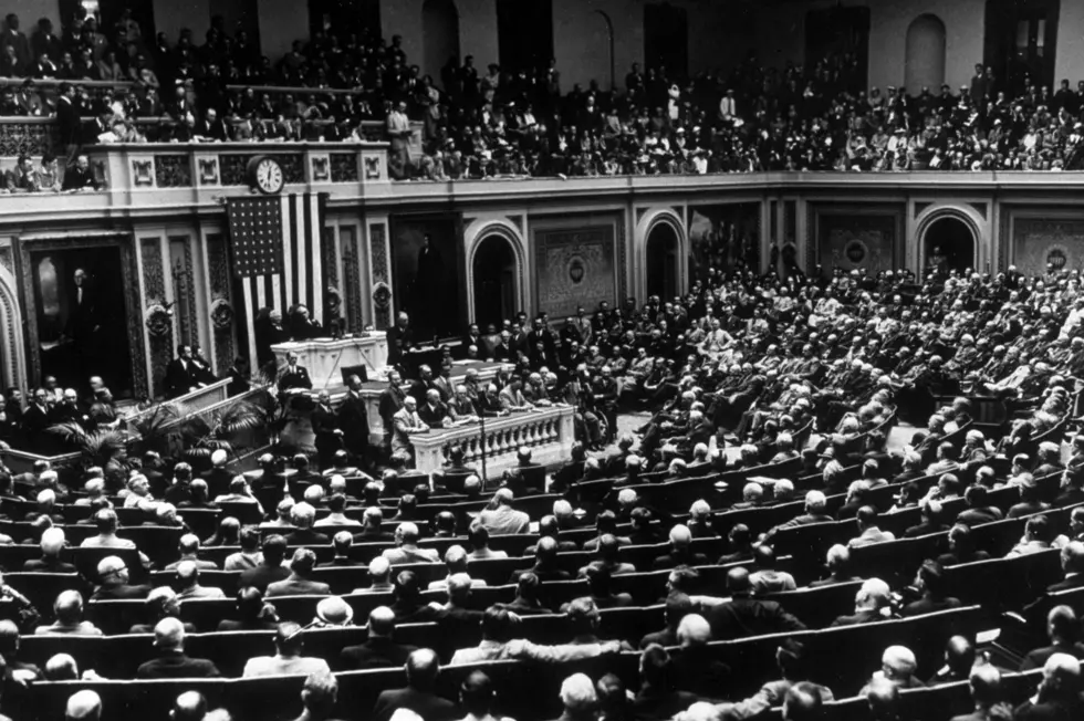 On This Date in 1941 F.D.R. Delivers &#8216;Infamy&#8217; Speech to Congress