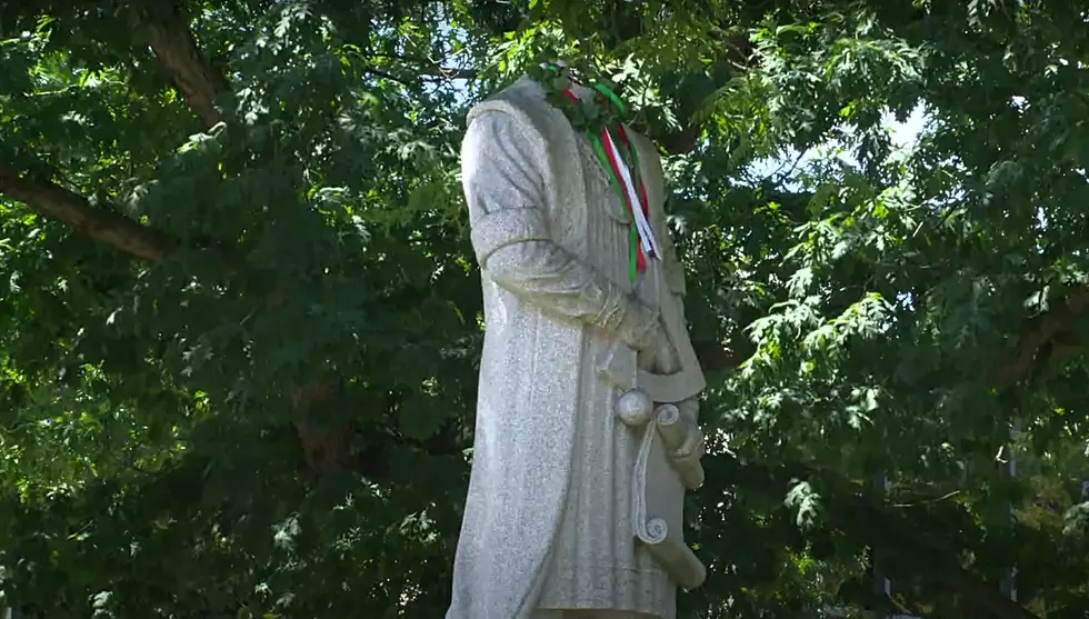 Christopher Columbus Statue in Waterbury Has Head Reattached
