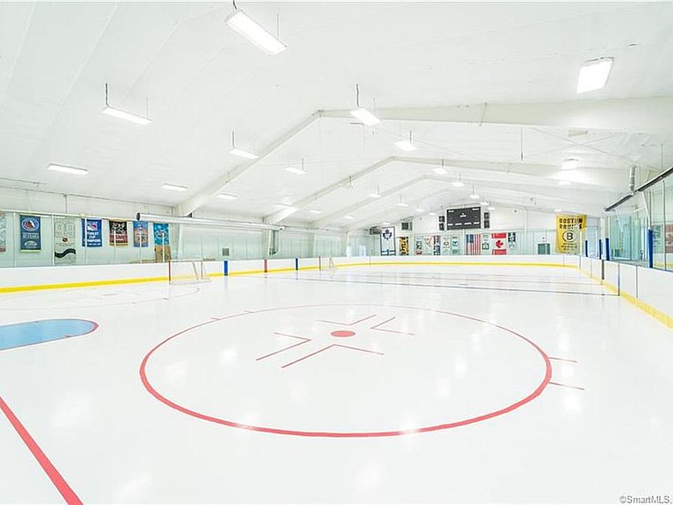 Stamford Home For Sale Includes Professional Indoor Hockey Rink and Zamboni